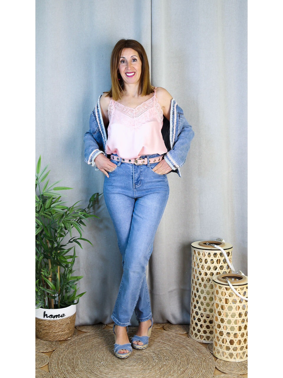 Vaquero Mom Fit Mujer | Jeans Tiro Alto y Confort | LoVi Moda